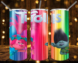 New! Designs 20 Oz Tumblers Trolls 177