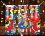 New! Designs 20 Oz Tumblers Super Mom 195