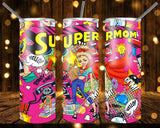 New! Designs 20 Oz Tumblers Super Mom 195