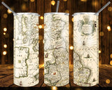 New! Designs 20 Oz Tumblers Old Maps 194