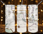 New! Designs 20 Oz Tumblers Old Maps 194