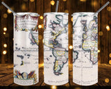 New! Designs 20 Oz Tumblers Old Maps 194