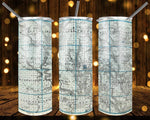 New! Designs 20 Oz Tumblers Old Maps 194