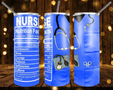 New! Designs 20 Oz Tumblers Nurse and Respiratory therapists 211