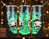 New! Designs 20 Oz Tumblers Rick and Morty 307