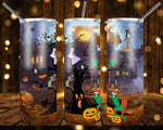 New! Designs 20 Oz Tumblers Halloween tree 352