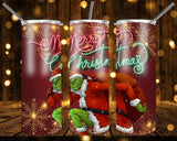 New! Designs 20 Oz Tumbler Merry Christmas-395