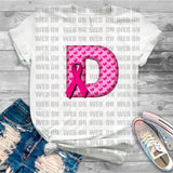 New! Designs Alphabet October Pink 0026