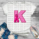 New! Designs Alphabet October Pink 0026