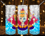 New! Designs 20 Oz Tumblers Princesses Glitter 410