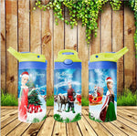 New! Designs 12 Oz Tumbler Flip Top Kids Christmas Cartoons 04