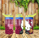 New! Designs 12 Oz Tumbler Flip Top Kids Hello Kitty 09