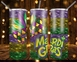 New! Designs 20 Oz Tumblers Mardi Gras 475