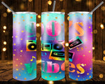 New! Designs 20 Oz Tumblers 80's 90's 490