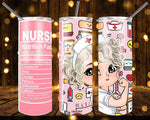 New! Designs 20 Oz Tumblers Nurse 494
