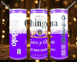 New! Designs 20 Oz Tumbler Chingona and Chingon 514