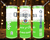 New! Designs 20 Oz Tumbler Chingona and Chingon 514