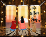 New! Designs 20 Oz Tumblers Family e Dog 542