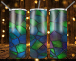 New! Designs 20 Oz Tumblers Glass Mosaics 553