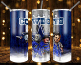 New! Designs 20 Oz Tumblers Football Horror 576