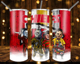 New! Designs 20 Oz Tumblers Football Horror 576