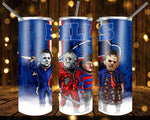 New! Designs 20 Oz Tumblers Football Horror 576