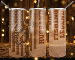 New! Designs 20 Oz Tumblers Fishing 590