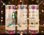 New! Designs 20 Oz Tumblers yoga 598