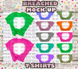 New! Designs Bleached Mock-Up T-Shirts 01
