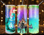 New! Designs 20 Oz Tumblers Princesses and their autographs 615