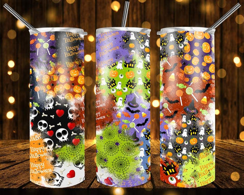 New! Designs 20 Oz Tumblers Halloween Splashes 614