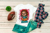 New! Designs Football Halloween Chucky 01