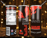 New! Designs 20 Oz Tumblers Energy Drink Football 645