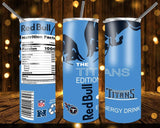 New! Designs 20 Oz Tumblers Energy Drink Football 645