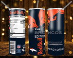 New! Designs 20 Oz Tumblers Energy Drink Football 645