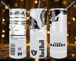 New! Designs 20 Oz Tumblers Energy Drink Football 645