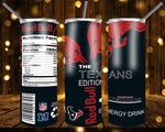 New! Designs 20 Oz Tumblers Energy Drink Football 645