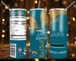 New! Designs 20 Oz Tumblers Energy Drink Football 645