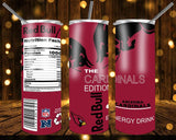 New! Designs 20 Oz Tumblers Energy Drink Football 645