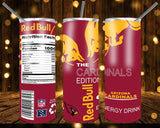 New! Designs 20 Oz Tumblers Energy Drink Football 645