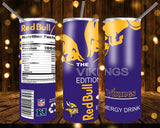 New! Designs 20 Oz Tumblers Energy Drink Football 645