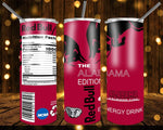 New! Designs 20 Oz Tumblers College Energy Drink 650