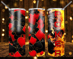 New! Designs 20 Oz Tumbler Poker 655