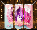 New! Designs 20 Oz Tumblers Valentine's Day 3D 708