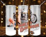 New! Designs 20 Oz Tumblers Pin Up Harley 709