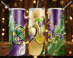 New! Designs 20 Oz Tumblers Mardi Gras -02-718