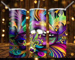 New! Designs 20 Oz Tumblers Mardi Gras -02-718