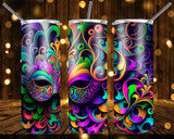 New! Designs 20 Oz Tumblers Mardi Gras -02-718