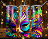 New! Designs 20 Oz Tumblers Mardi Gras -02-718