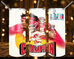 New! Designs 20 Oz Tumblers Chiefs Champ 724